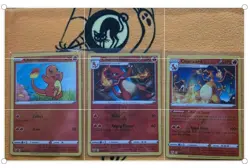 Pokemon TCG Reverse Holo Charmander Charmeleon Charizard 023 024 025 Leon🦎🔥🐲 - Image 1