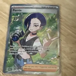 Pokemon Perrin TCG Scarlet & Violet Twilight Masquerade Holo Ultra Rare - Image 1