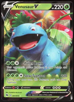 Venusaur V 001/073 Holo Champion's Path V Rare Mochizuki Near Mint - Image 2