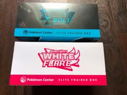 Pokemon Center Black Bolt & White Flare Elite Trainer Box ETB Lot Of 2 PC ETB - Image 3
