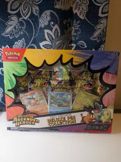 Pokemon Ascended Heroes First Partners Deluxe Pin Collection Box Sealed New - Image 1