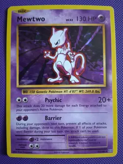 LP Mewtwo XY Evolutions 51/108 Cracked Ice Holo Deck Exclusive Pokemon TCG Card - Image 1