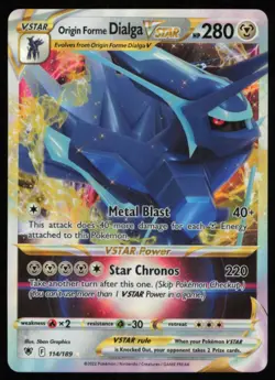 2022 Sword & Shield - Astral Radiance Origin Forme Dialga VSTAR VSTAR/Rare Holo - Image 1