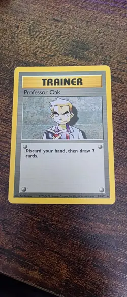Professor Oak 88/102 Uncommon Base Set Unlimited Pokemon Lightly Played - Image 1