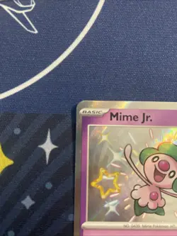 Mime Jr. 157/091 - Shiny Rare SV: Paldean Fates Pokemon TCG PAF NM - Image 3