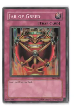 Jar of Greed LON-047 HP Unlimited Labyrinth of Nightmare Yu-Gi-Oh! TCG - Image 1
