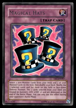 MAGICAL HATS DB1-EN087 RARE DARK BEGINNING 1 YU-GI-OH - Image 1