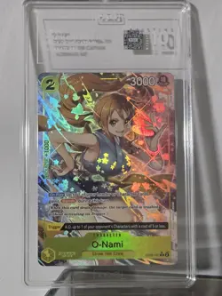 One Piece OP06 O-Nami OP06-101 Alt Art & Base Pristine TAG 10 - Image 2