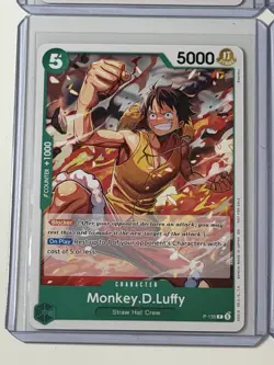 Monkey.D.Luffy P-135 Promo OP16 Pre-Release 4 Foil Card Play Set Lot One Piece - Image 4