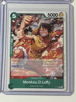 Monkey.D.Luffy P-135 Promo OP16 Pre-Release 4 Foil Card Play Set Lot One Piece - Image 5