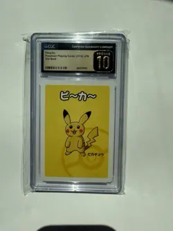 CGC 10 PRISTINE Pikachu Old Maid 2019 Japanese Pokemon Card - Image 1