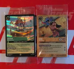 Disney Lorcana Lilo & Stitch - Sealed Promo Foil Cards 25/p2 8/p2 - Image 1