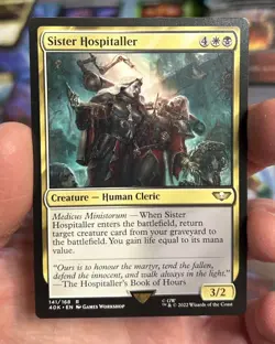 Sister Hospitaller - Lightly Played MTG Universes Beyond: Warhammer 40K - Image 1
