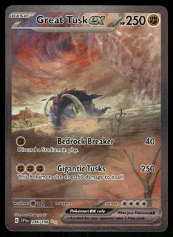 Pokemon Cards Great Tusk ex 246/198 Scarlet & Violet NM - Image 1