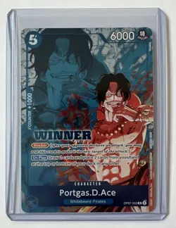 Portgas.D.Ace (Winner Pack 2024 Oct-Dec) OP07-053 R Foil One Piece Promo Card NM - Image 3