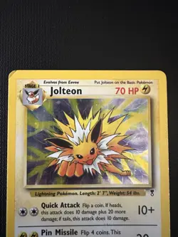 Pokemon TCG Holo Jolteon Legendary Collection Card 14/110 - Image 3