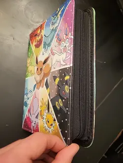 Eevee Evolutions Pokemon Binder For Card Collecting 4 Card Sleeves Per Page - Image 2