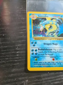 Vintage Pokemon Gyrados Holo Rare TCG Card 6/102 Base Set LP - Image 2