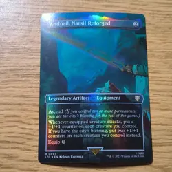 Wizards of the Coast Anduril, Narsil Reforged 0491 LTC Rare Foil MTG Card - Image 1