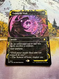 Culling The Weak Secrets If Strixhaven Borderless - Image 1