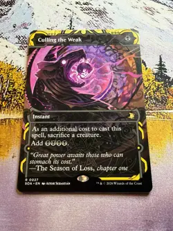 Culling The Weak Secrets If Strixhaven Borderless - Image 2