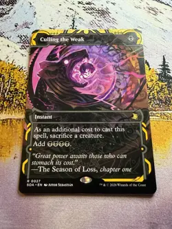 Culling The Weak Secrets If Strixhaven Borderless - Image 4