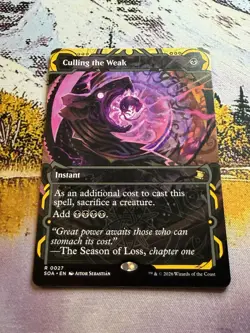 Culling The Weak Secrets If Strixhaven Borderless - Image 5
