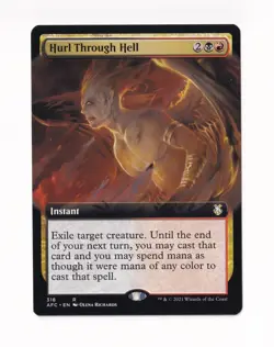 Magic the Gathering Adventures Forgotten Realms Commander #318 Hurl Through Hell - Image 1