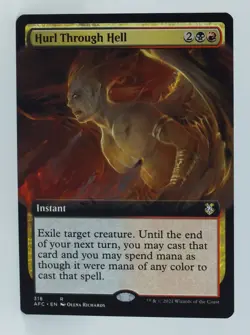 Magic the Gathering Adventures Forgotten Realms Commander #318 Hurl Through Hell - Image 5