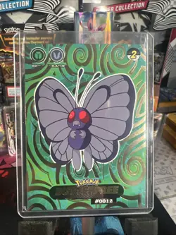 Shadow Butterfree #12 - Gold Holo - Crystal Collection 2024 - Pokemon Card - Image 1
