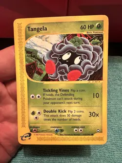 Pokemon Tangela Aquapolis Tomokazu Komiya Rare Regular 112/147 LP Condition - Image 1