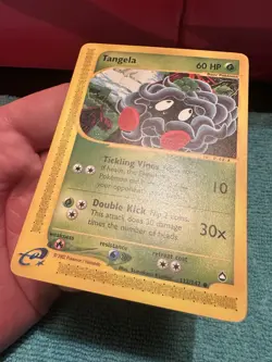 Pokemon Tangela Aquapolis Tomokazu Komiya Rare Regular 112/147 LP Condition - Image 2