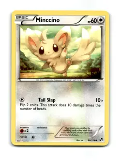 Minccino 88/114 Common Black & White Pokemon Near Mint ~02533 - Image 1