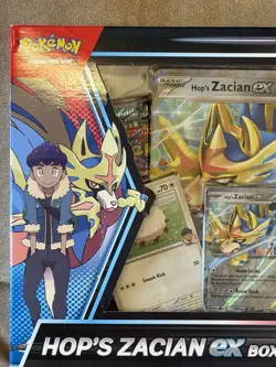 *New/Sealed Pokemon TCG Hop’s Zacian ex Box - 4 Boosters - 3 Foils - 1 Oversized - Image 3