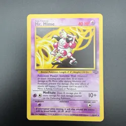 Mr. Mime 22/64 1999 Jungle Set Unlimited Non Holo LP Pokemon TCG WOTC Vintage - Image 3