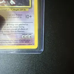 1999 Pokemon TCG Mewtwo 10/102 Base Set - Image 3