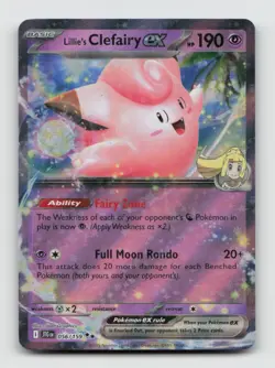 Lillie's Clefairy ex 056/159 Double Rare JTG Journey Together Pokemon Holo NM/M - Image 1