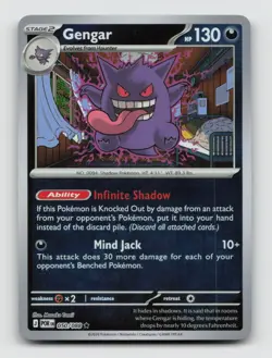 Gengar 050/088 Rare ME03 Perfect Order Pokemon Reverse Holo NM/M - Image 1