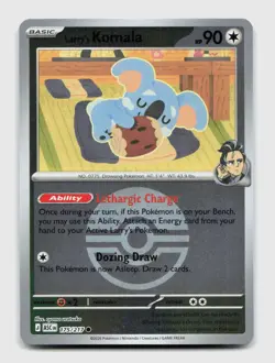 Larry's Komala (Poke Ball) 175/217 ASC Ascended Heroes Pokemon Reverse Holo NM/M - Image 1