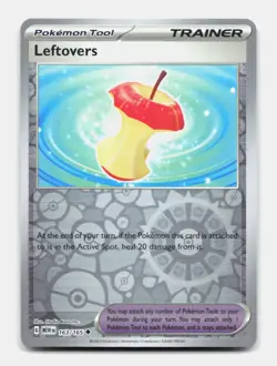 Leftovers 163/165 Uncommon MEW 151 Pokemon Reverse Holo NM/M - Image 1