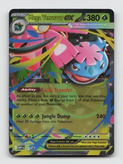 Mega Venusaur ex 013 Promo MEP ME: Mega Evolution Promo Holo Pokemon Holo NM/M - Image 1
