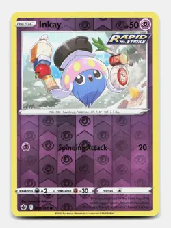 Inkay 069/198 Common CRE Chilling Reign Pokemon Reverse Holo NM/M - Image 1