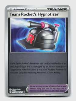 Team Rocket's Hypnotizer 206/217 ASC Ascended Heroes Pokemon Reverse Holo NM/M - Image 1