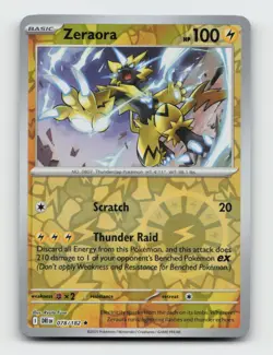 Zeraora 078/182 Rare DRI Destined Rivals Pokemon Reverse Holo Near Mint - Image 1
