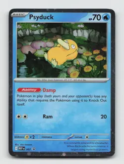 Psyduck 007 (Cosmos Holo) Promo MEP ME: Mega Evolution Promo Holo Pokemon NM/M - Image 1