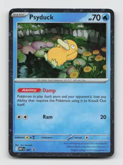 Psyduck 007 (Cosmos Holo) Promo MEP ME: Mega Evolution Promo Holo Pokemon NM/M - Image 1