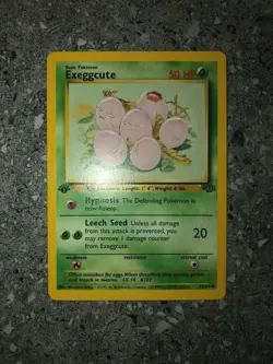 Pokemon TCG Cards 1st Edition Exeggcute 52/64 Jungle LP - Image 3