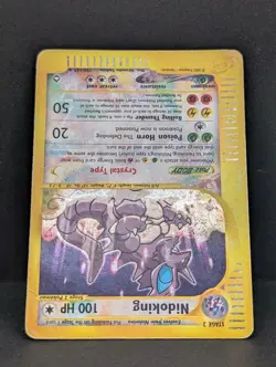 Nidoking Crystal 150/147 Aquapolis Holo Secret Rare Pokemon TCG Nintendo MP - Image 4