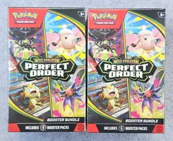 Pokemon Mega Evolution Perfect Order Booster Bundle Boxes x 2 - new & sealed - Image 1