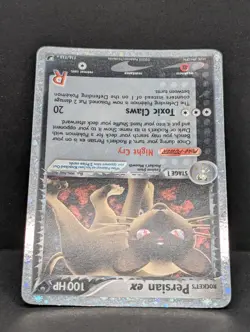 Rocket's Persian ex 116/115 Unseen Forces Holo Rare Pokemon TCG Nintendo LP+ - Image 4